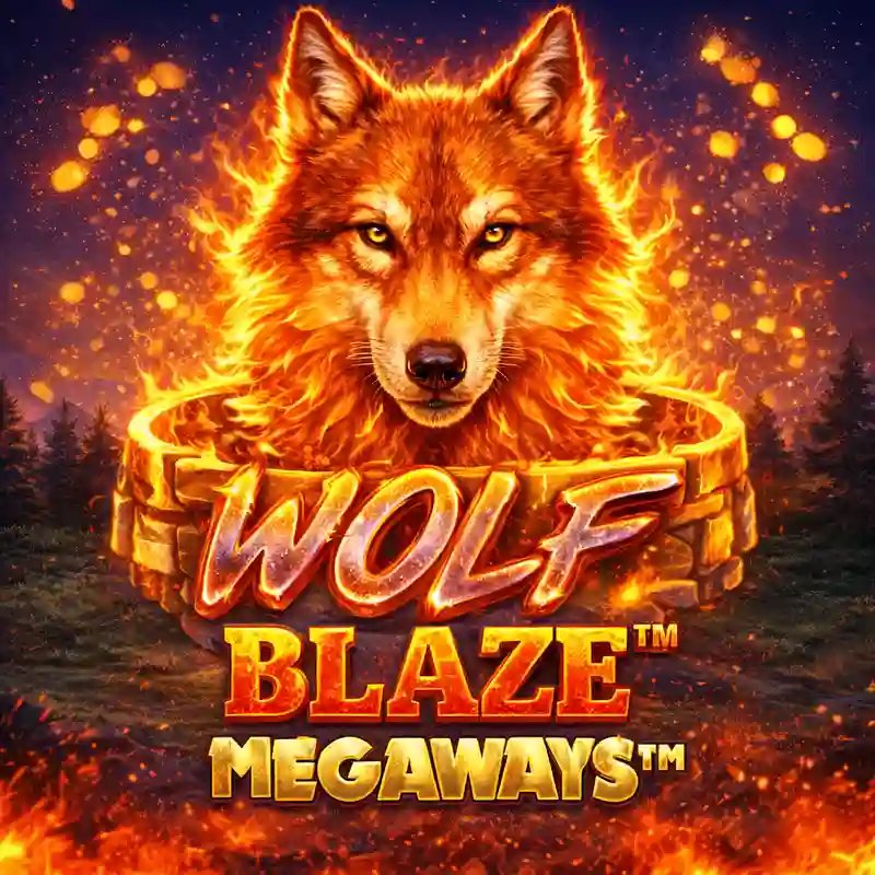 Wolf Blaze Megaways Slot Game Banner